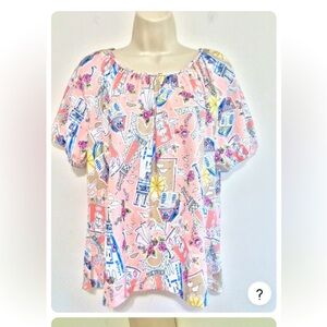 Cathy Daniels Parisian Top XL with sequins